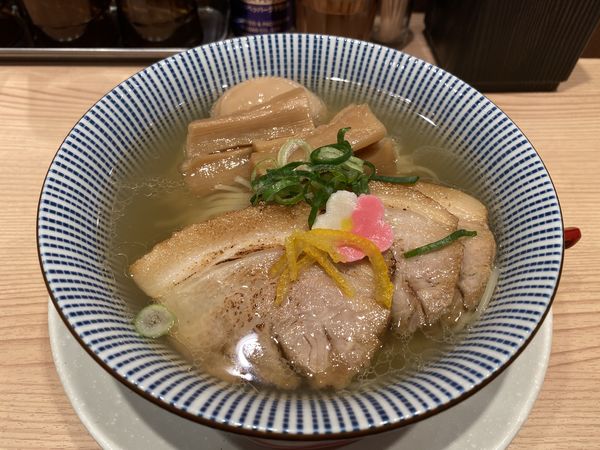 「鯛塩らぁめんSP +お茶漬けセット」@鯛塩そば 灯花 ペリエ千葉店の写真