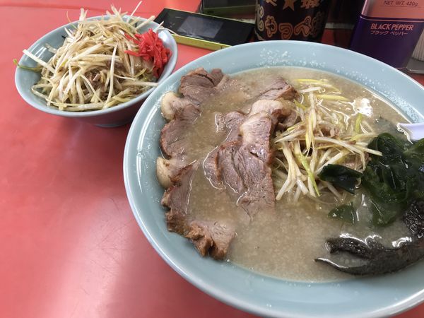 「ネギチャーシュー中   ネギ丼」@ラーメンショップ 流山店の写真
