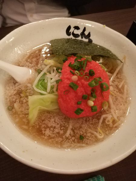 「めんたい野菜ラーメン」@にんにくだいちの写真