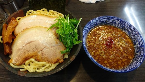 「正油つけ麺(大)」@ラーメンつけ麺 奔放の写真