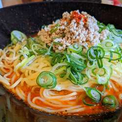 汁なし担々麺★★★３辛