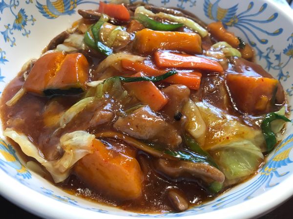 「スタミナ冷し（大盛り）」@我流食堂 シーサイドひたちなか店の写真