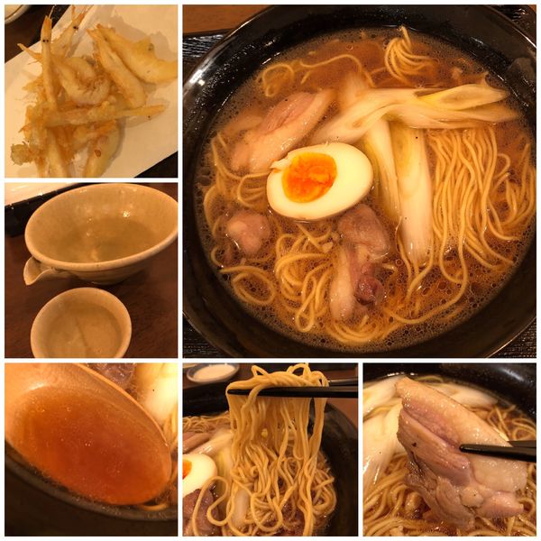 「【限定】鴨中華そば950円」@池袋 十割蕎麦 鴨料理 ならやの写真