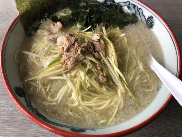 「ネギ塩ラーメン（中盛）」@ラーメンショップ 122号騎西店の写真