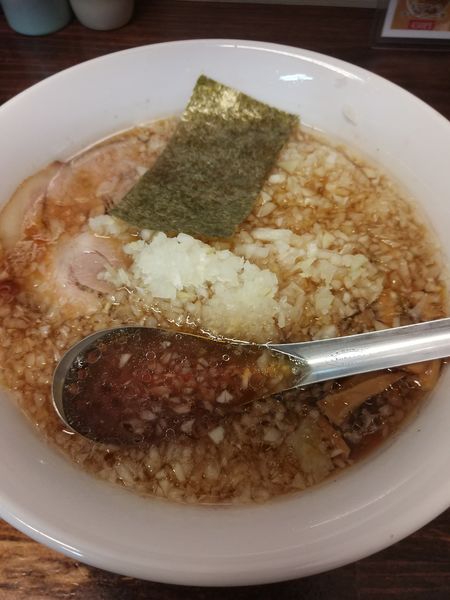 「薬味ラーメン」@元祖敏々亭 びんびんの写真