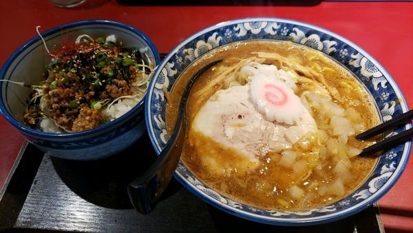 「魚介味噌ラーメン、佐蔵めし」@麺匠 佐蔵の写真