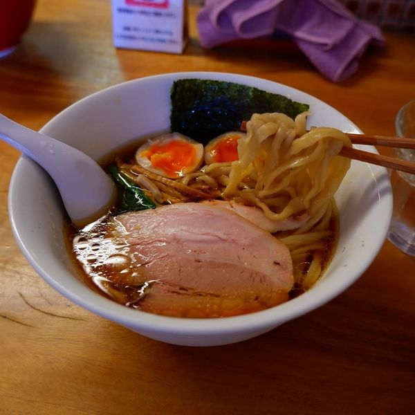 「味玉中華そば 880円」@白河手打中華そば  一番いちばんの写真