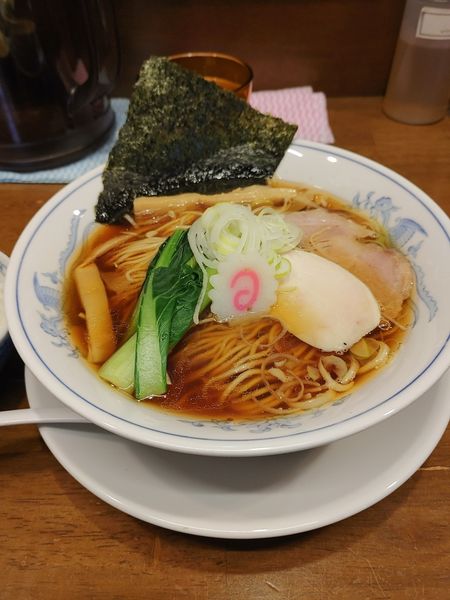 「醤油ラーメン細麺」@らーめん曳舟の写真
