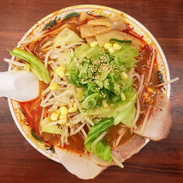 「辛みそ野菜ラーメン850円カタメ」@ラーメン 魁力屋 鶴見駒岡店の写真