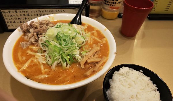 「カレーラーメン+半ライス」@超ごってり麺 ごっつ 秋葉原店の写真