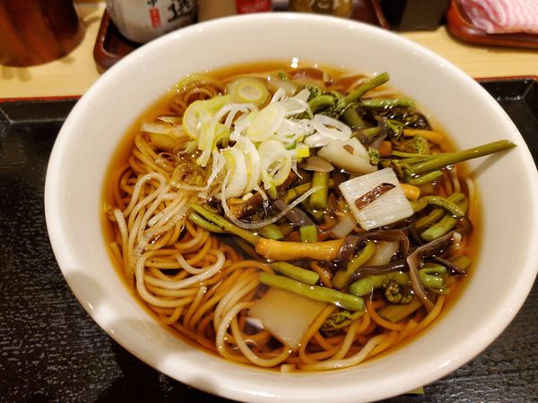 「山菜そば」@いろり庵きらく 八王子店の写真