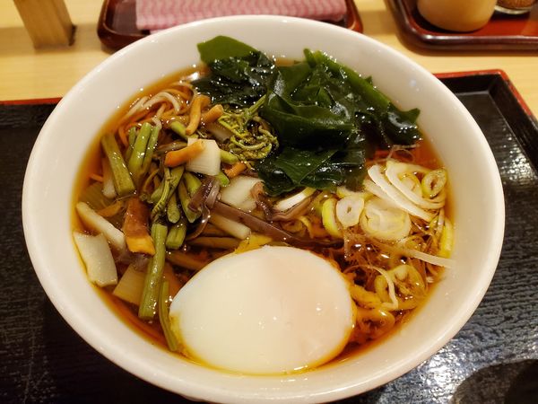 「朝食そば390円」@いろり庵きらく 八王子店の写真