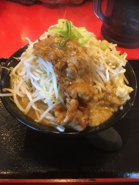 「炙り味噌二郎（880円）」@百年味噌ラーメン マルキン本舗 高崎店の写真