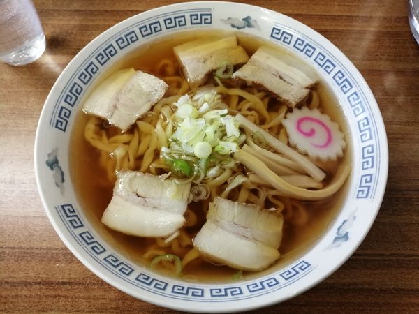 「極太手打ちチャーシュー麺大盛」@食堂なまえの写真