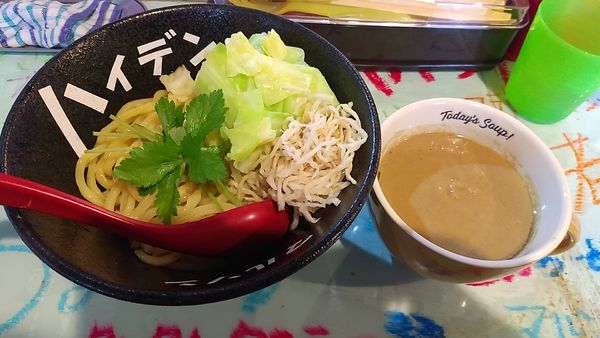 「つけ麺(大盛)」@ハイデン.コッコFACTORYサマンサ・タマサの写真