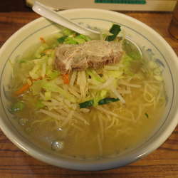 タンメン(塩ラーメン)：750円