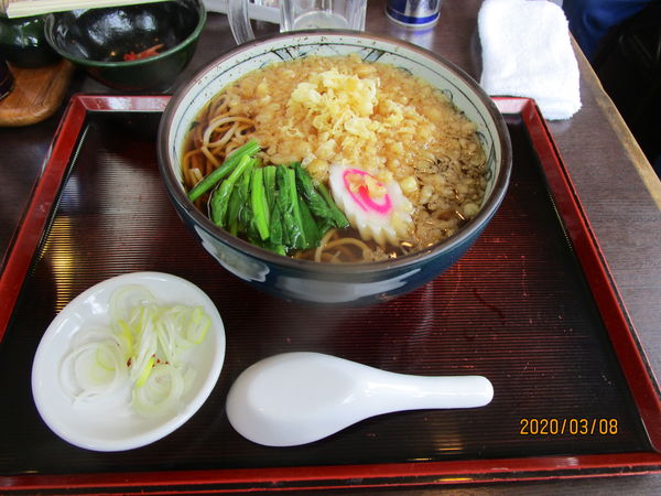 「たぬき蕎麦 650円」@そば清の写真