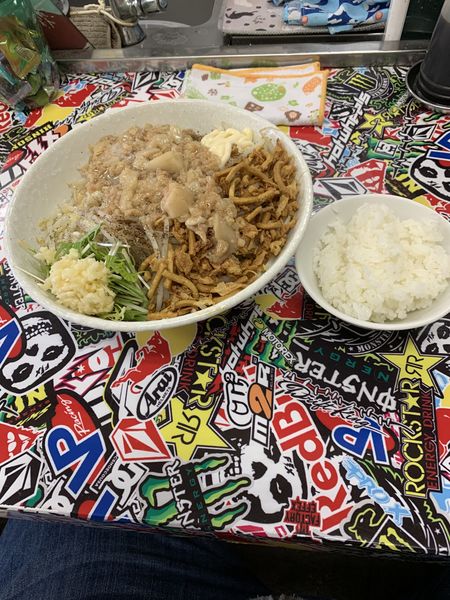 「まぜそば中」@麺や 盛多の写真