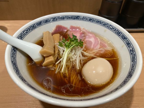 「特製中華そば」@中華そば ます田の写真