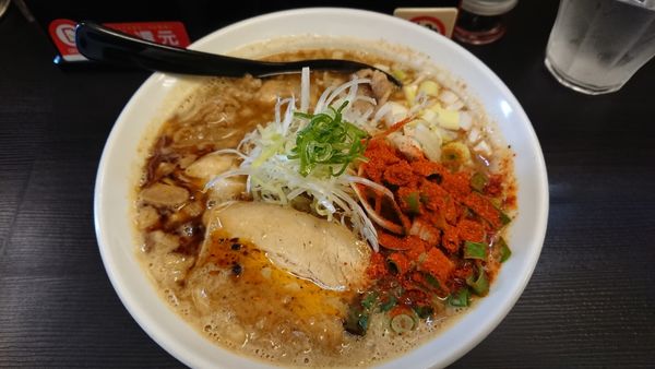 「限定豚骨醤油 950円」@辛口肉ソバ ひるドラ 日本橋店の写真