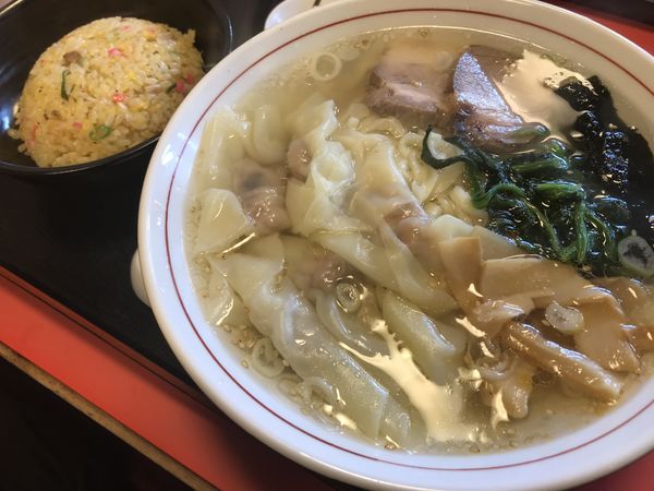 「ランチA  塩ワンタン変更」@佐野ラーメン たかのの写真