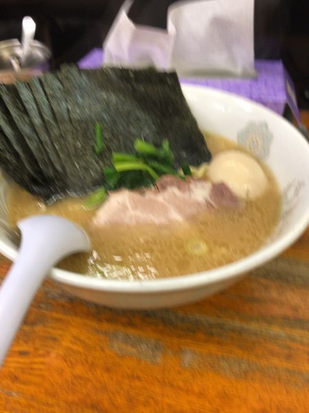 「のり玉普通盛800円」@横浜ラーメン厨房 うえむらやの写真