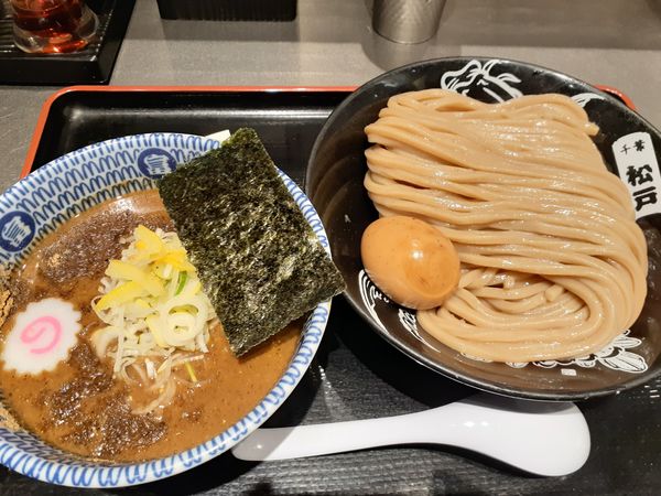 「半熟味玉濃厚つけめん」@松戸富田麺絆の写真