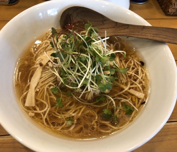 「醤油soba」@麺屋 Hulu-luの写真