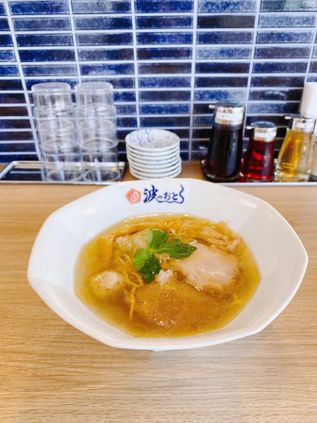 「塩らーめん」@麺屋 波のおとの写真