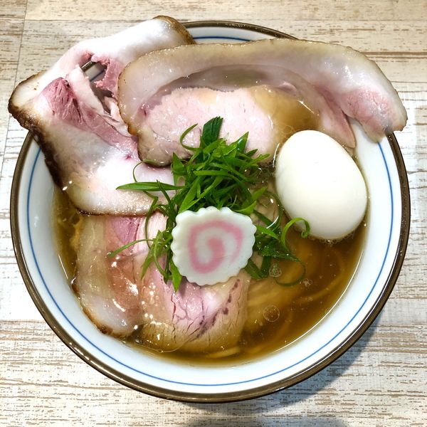 「【らの道 限定】蜜 ￥1300＋特製￥450」@中華そば 四つ葉の写真