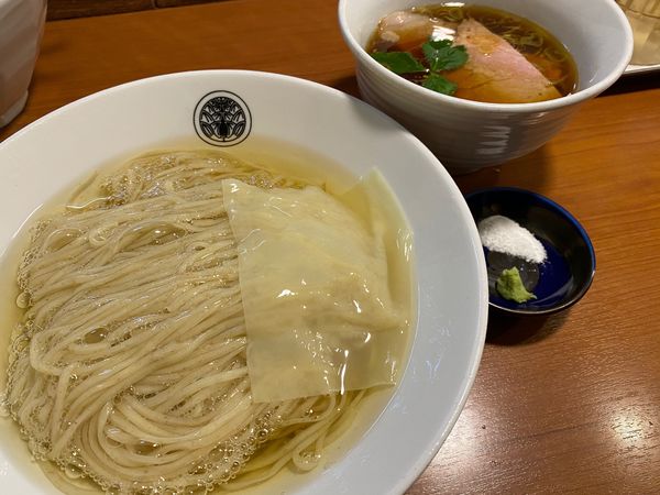 「鶏醤油つけそば」@らぁ麺とうひちの写真
