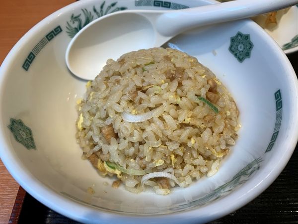 「ラ・餃・チャセット（半ラーメン＋餃子３個＋半チャーハン）」@日高屋 北千住東口店の写真