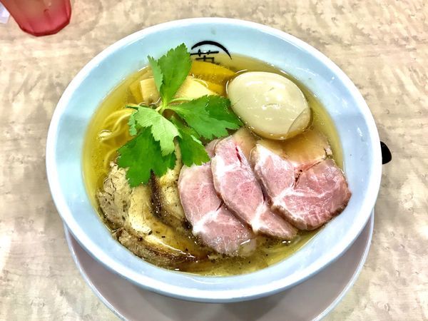 「特製本節塩ラーメン」@RAMEN 英 栄店の写真