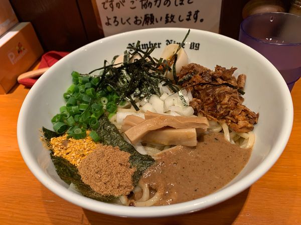 「油そば」@麺Dining Number Nine 09の写真