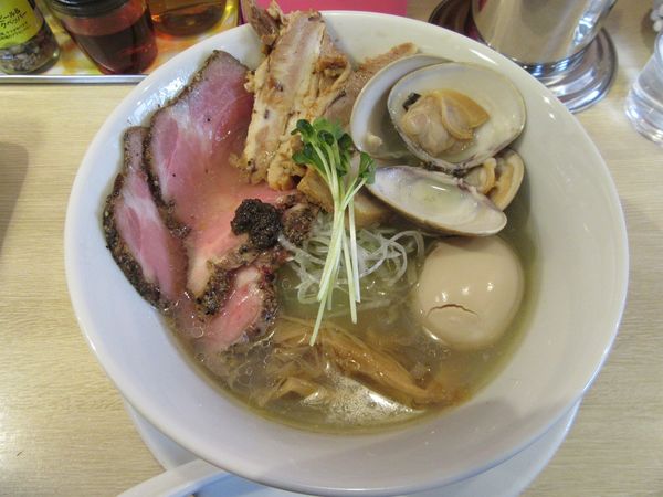 「特製蛤塩そば（１１５０円）」@麺屋壱心の写真