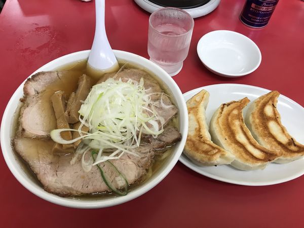 「チャーシューメン&餃子」@一品香 小山の写真