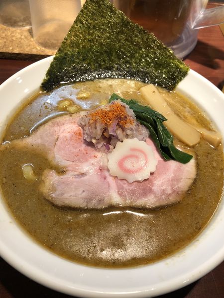 「伊勢海老煮干らーめん1000円」@らーめん 惠本将裕の写真