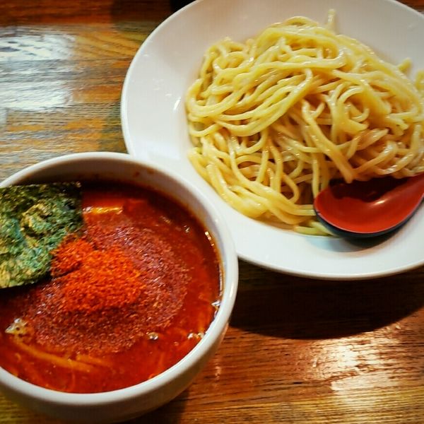 「特製麻婆つけ麺（極辛）９００円」@つけ麺 坊主の写真