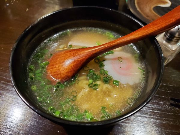 「ミニラーメン350円」@炭火焼鳥 あずまの写真
