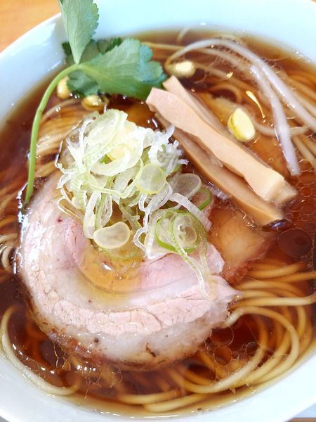 「醤油そば上弦」@自家製麺と定食 弦乃月の写真