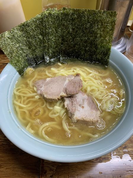 「らーめん中盛り　のり」@まこと家の写真