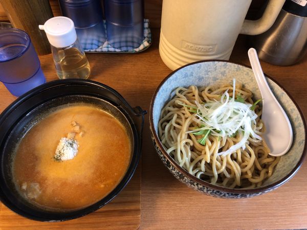 「とまとつけめん(中)」@つけめん処 あすなろ食堂の写真