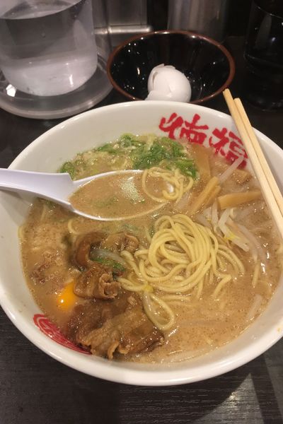 「肉そば」@徳島中華そば 徳福 神田店の写真