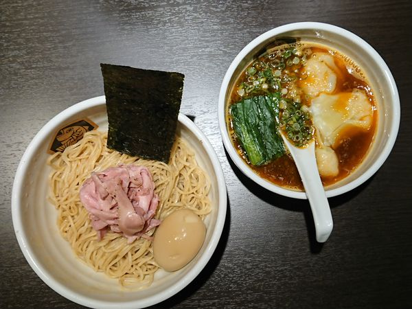 「特製甘えびつけ麺」@真鯛らーめん 麺魚 神保町店の写真