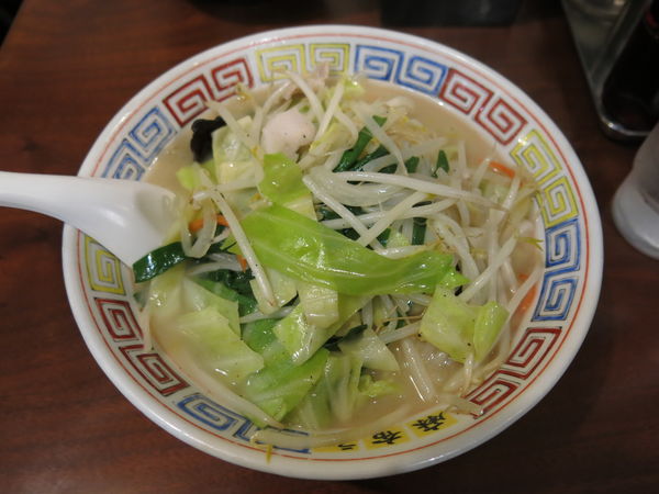 「あっさりタンメン：950円」@麻布ラーメン 慶応三田店の写真