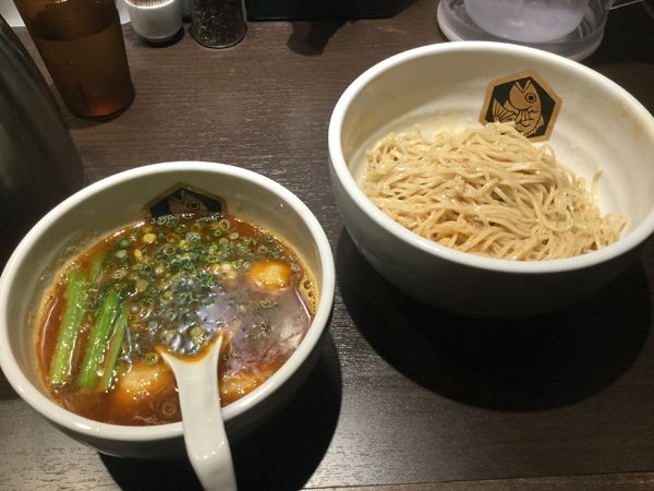 「甘えびつけ麺（￥950）」@真鯛らーめん 麺魚 神保町店の写真