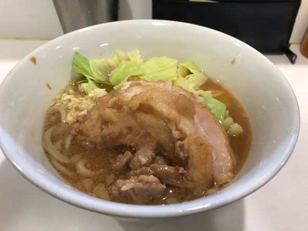 「ミニラーメン(ニンニク少しその他普通)¥750」@ハイパーファットンの写真