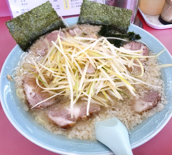 「ネギチャーシューメン　中盛　コテコテ」@ラーメンショップ ふれあい通り店の写真