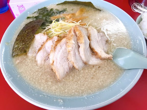 「ネギチャーシューメン中盛（1000）コテコテ」@ラーメンショップ 境店の写真