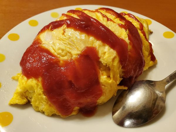 「チキン炒飯オムライス」@梅林閣の写真